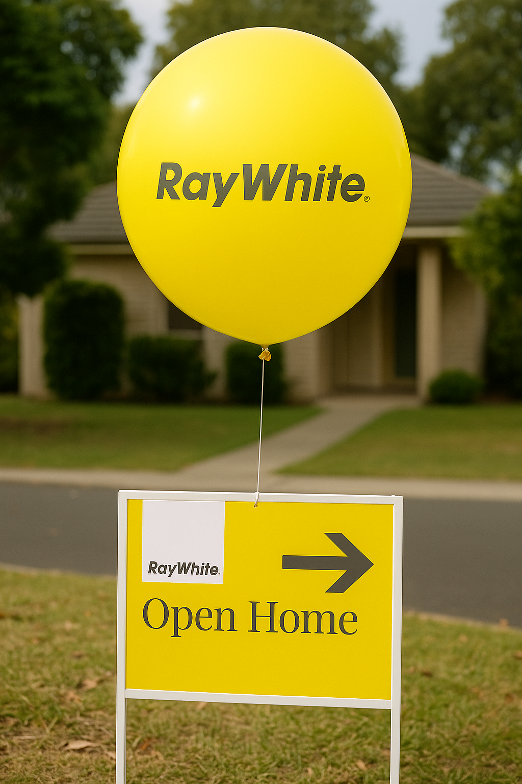 5 x 3ft Custom Printed Balloon, 1 colour, 1 side