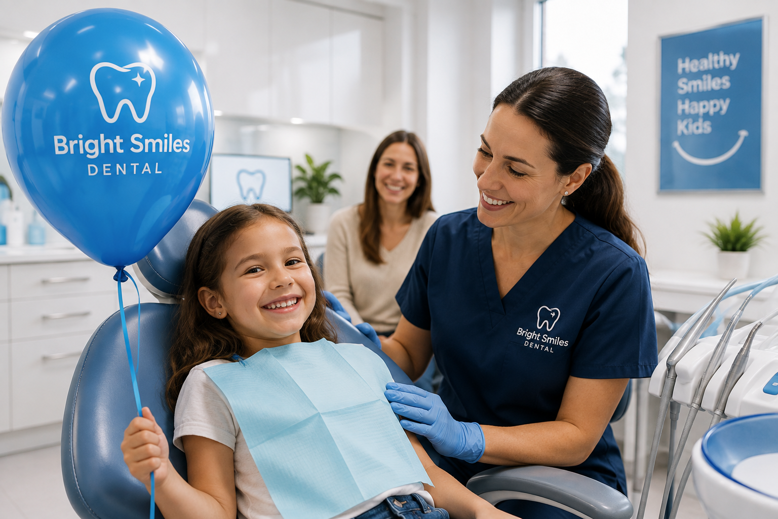 Custom printed balloons for dental clinics
